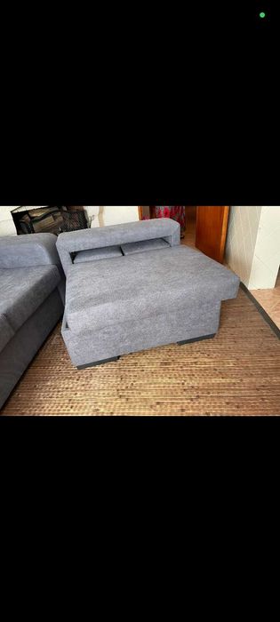 Sofá Novo 2.30x1.60 - 2 pufs na chaise longue