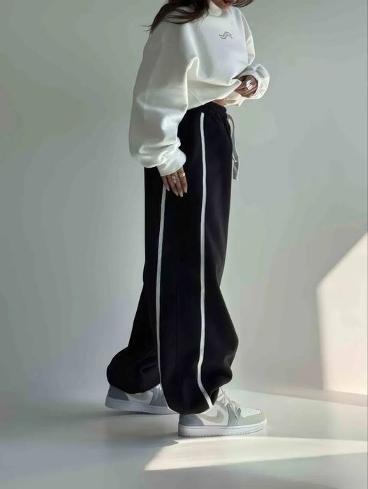 Супер круті широкі штани на флісі