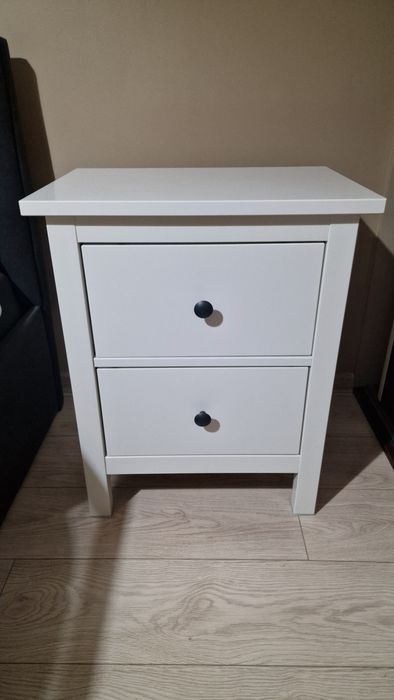 2x szafka nocna Ikea Hemnes biała
