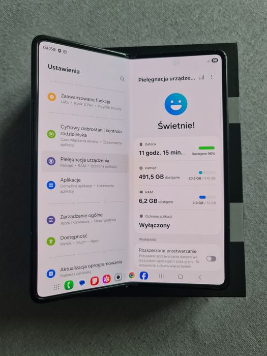 Samsung Galaxy Z Fold3 5G 512GB + dużo dodatków