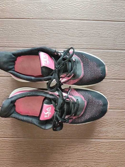 Czarno różowe buty sportowe adidasy damskie/dziewczęce rozmiar 36