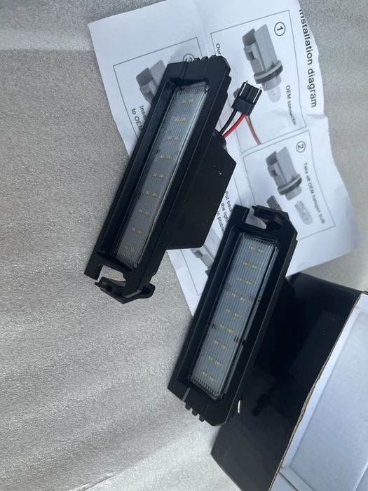 Подсветка номера Hyundai i30 ElantraSonataVelosterKiaRioNiroCadenza