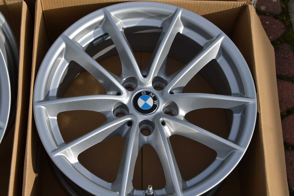 Felgi 17" BMW 5 G30 G31 7 G11 4 G20 G21 G22 Czujnik Dekiel Oryg
