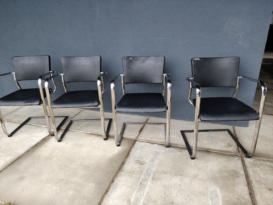 Krzesła metalowe 4 szt