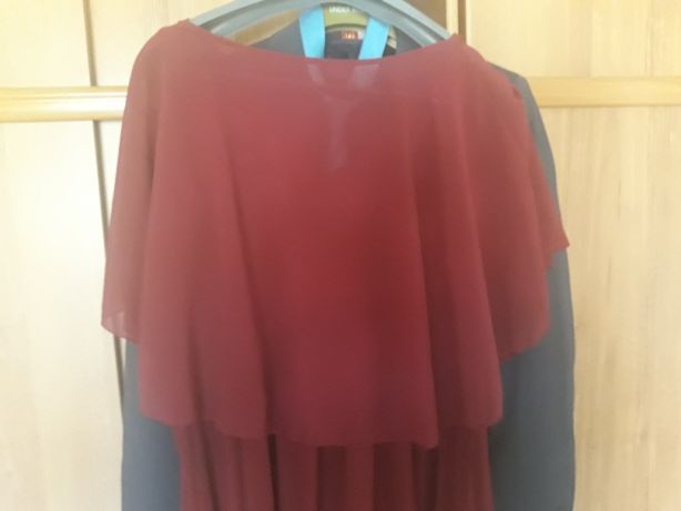 Vestido cerimónia bordeaux