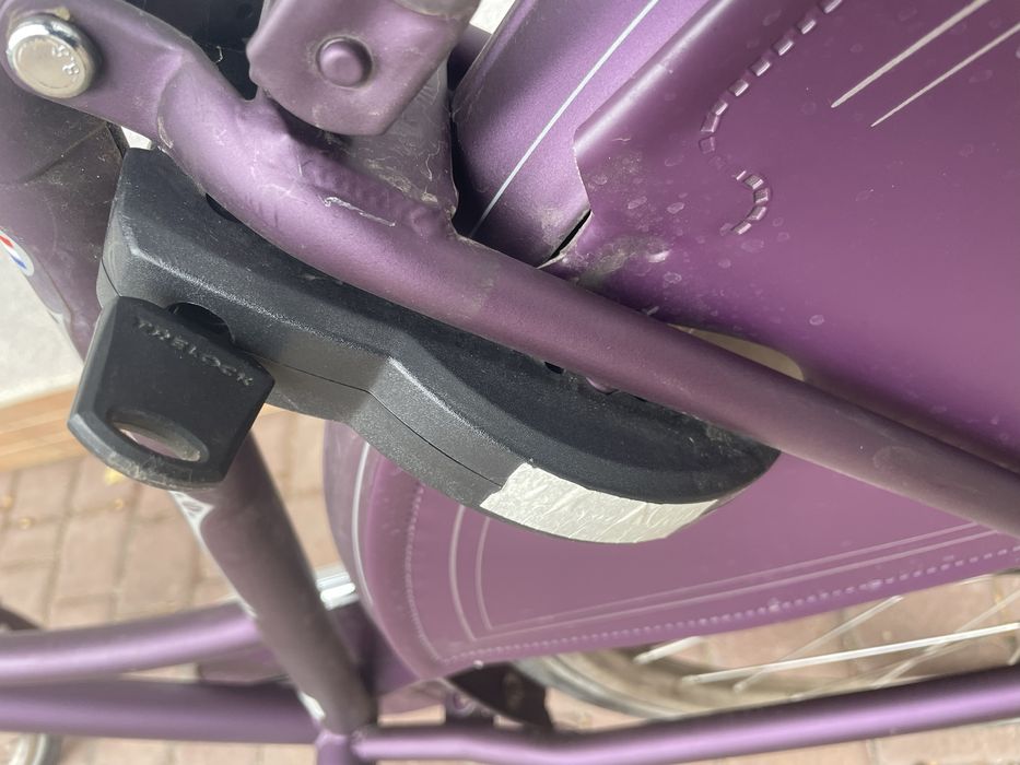 Piekny śliwkowy Batavus Old Dutch N3  jak nowy