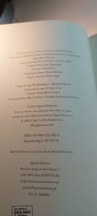 Viagem por África - Paul Theroux