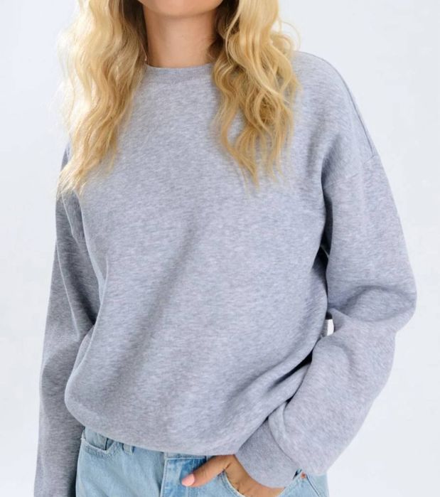 Світшот жіночий на флісі оверсайз