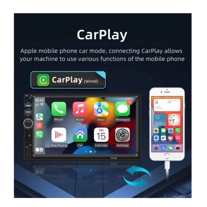 Autorrádio Multimédia OHPA F7018C Pretobluetooth-7