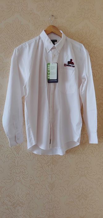 Новая мужская рубашка, рубашка белая