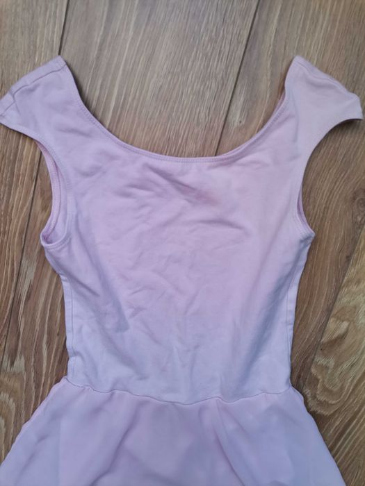 Różowe body baletowe z tiulową spódniczką Arabesque gimnastyka