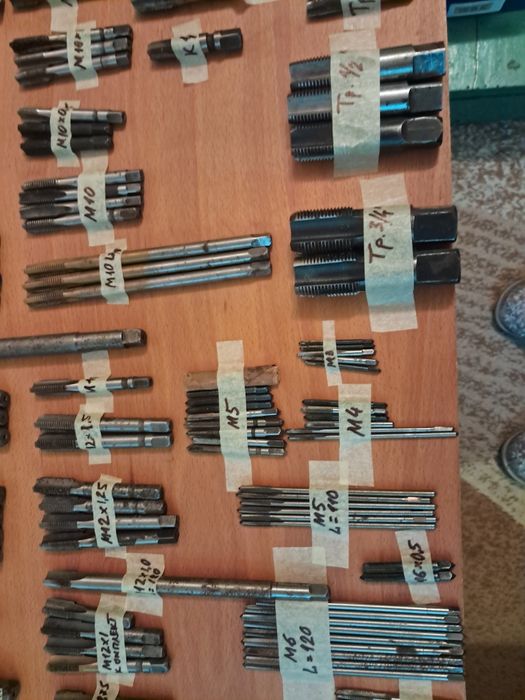 Метчики, плашки, новые и б/у времен СССР