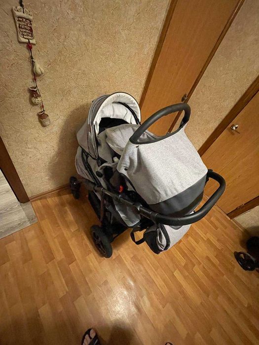 Дитяча коляска 3 в 1 Verdi Sonic Plus 06 Grey/Black