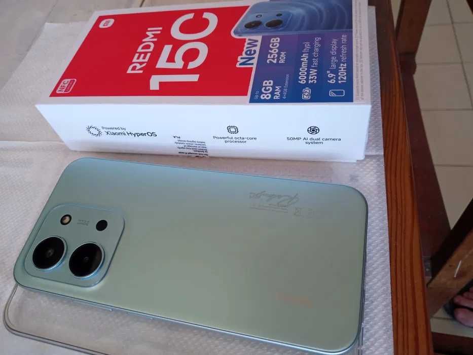 Telemovel SmartPhone NOVO Redmi 15C DUAL-SIM , 256GB + Capa