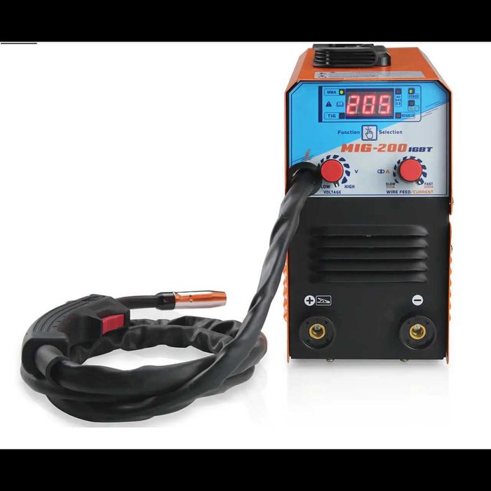 D86- Máquina soldar MIG-200 AC220V ± 10% IGBT MIG MMA TIG  sem gás