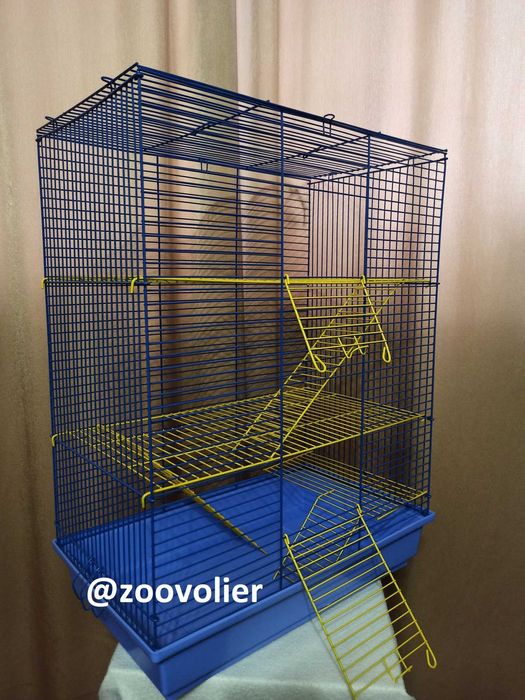 Клетка 47х28х62 см БОНИ 3-этажа клітка для дегу крыс щурів. Новые