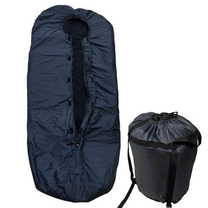 Стальний мішок Кіборг ЗСУ спальник чорний