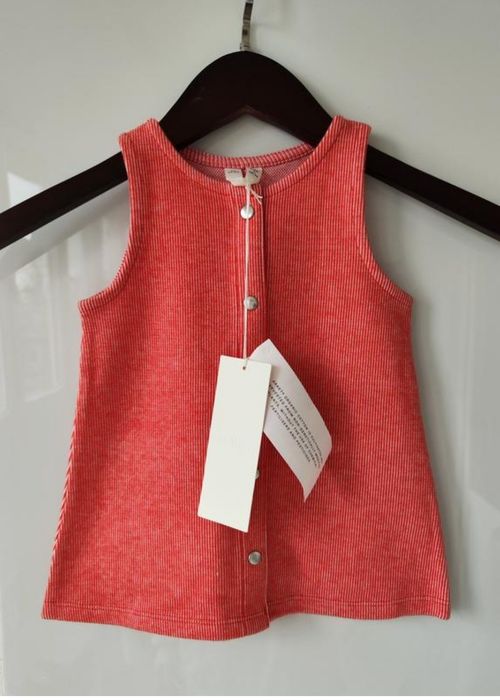 Arket бавовняна сукня сарафан із джерсі на кнопках 2-6 М/62-68 см