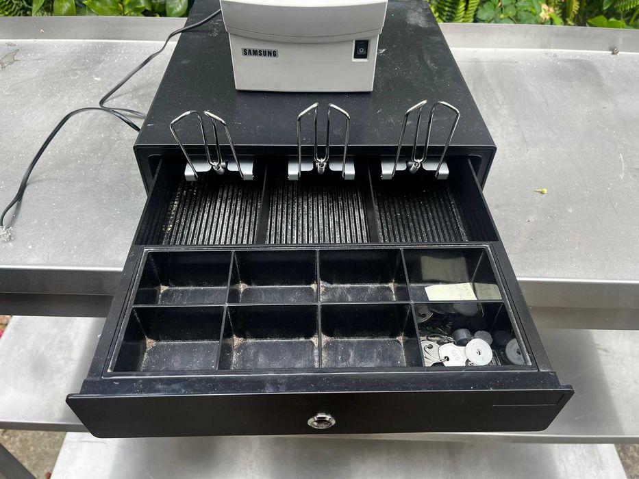 Conjunto POS: Impressora Térmica Bixolon + Gaveta de Dinheiro Automática
