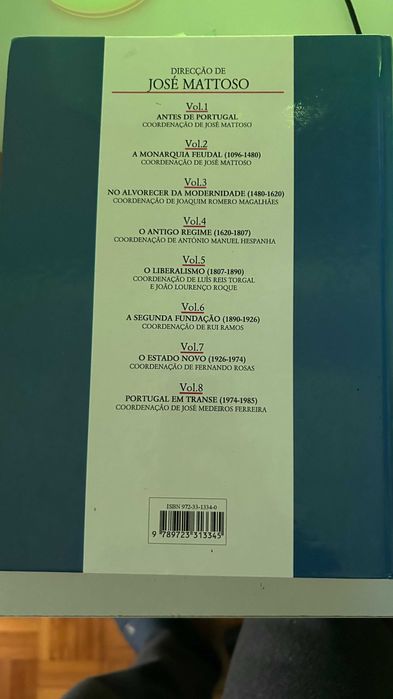 História de Portugal vol.3, José Mattoso versão académica