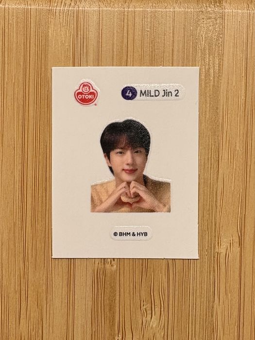 Коллекційна картка Ramen Otoki BTS 4 Mild Jin 2