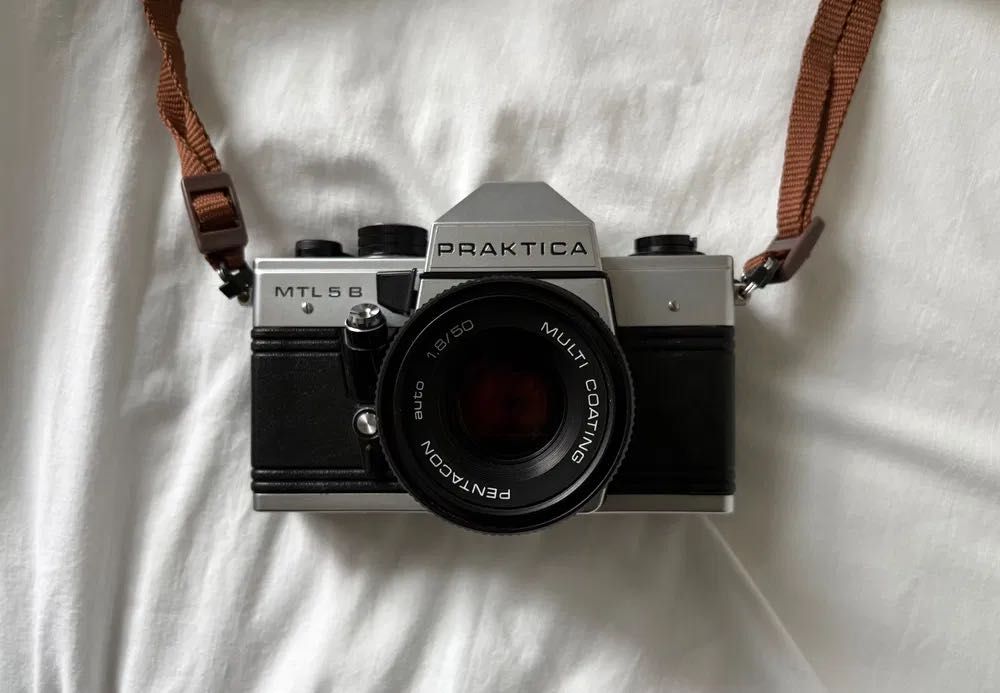 Praktica MTL5B Máquina fotográfica SLR analógica, ótimo estado+testada