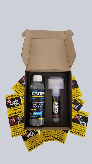 Адгезійний маркер клей для 3D друку ABS, PLA, PETG 250ml + ПОДАРУНОК