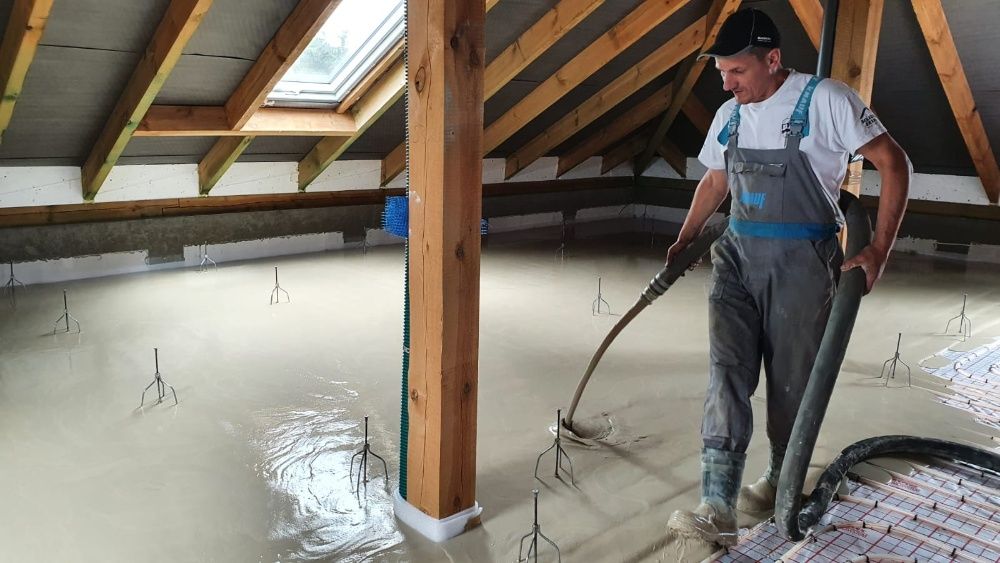 POLECAMY Posadzka wylewka anhydrytowa, Pianobeton