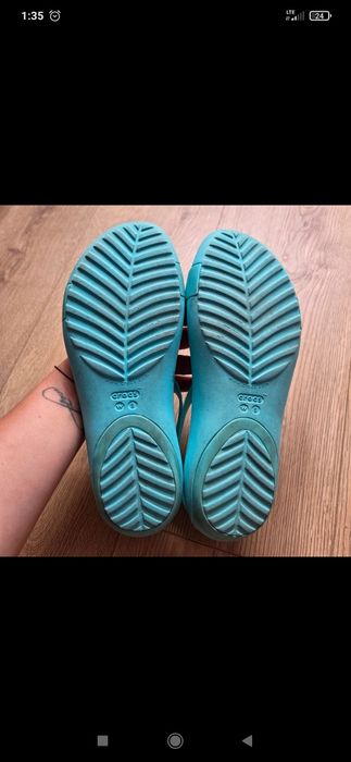 Crocs w9 niebieskie