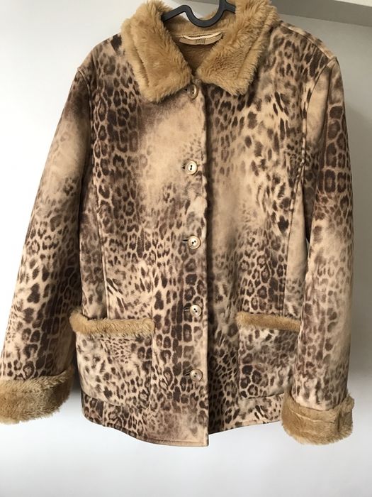 Женская штучная дубленка  леопард Gerry  Weber