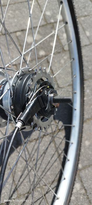 Komplet kół rowerowych 28" Shimano Nexus 7 + dynamo
