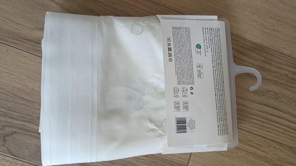 Firany 2szt prowansalska lawendowa kolekcja Pepco 140x250
