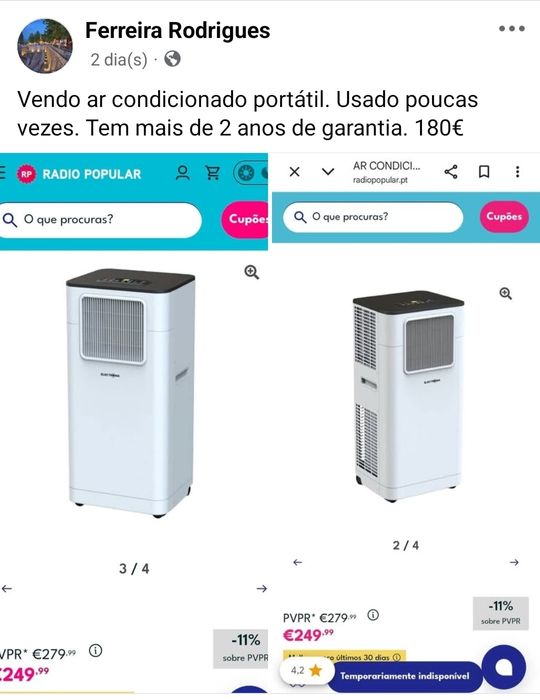 Ar condicionado, mais se 2 anos de garantia.