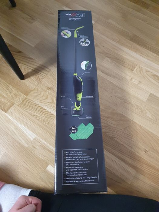 MAXXMEE Nowy odkurzacz myjący Akumulatorowy odkurzacz i mop w sprayu