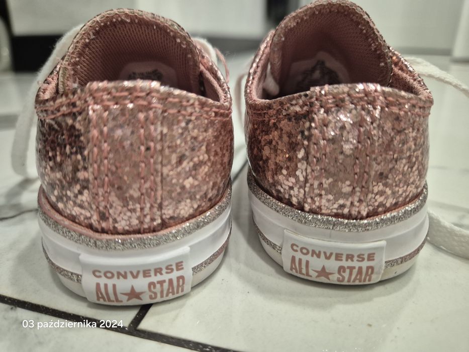 Converse 21 trampki brokatowe