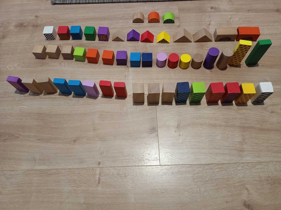 Klocki drewniane dla dzieci