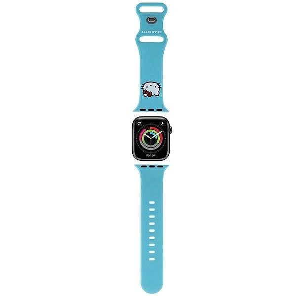 Pasek Hello Kitty Silicone Kitty Head na Apple Watch 38/40/41mm - nieb