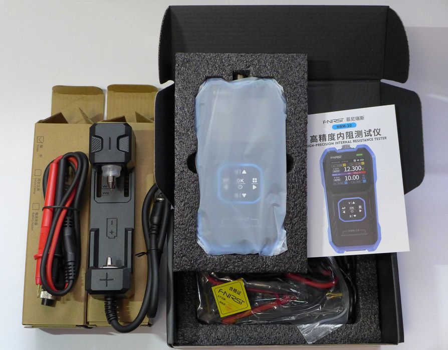 FNIRSI HRM-10 тестер напруги та внутрішнього опору акумуляторів