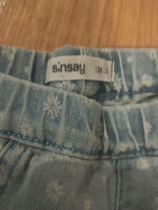 Jeansy dziewczęce Sinsay 128