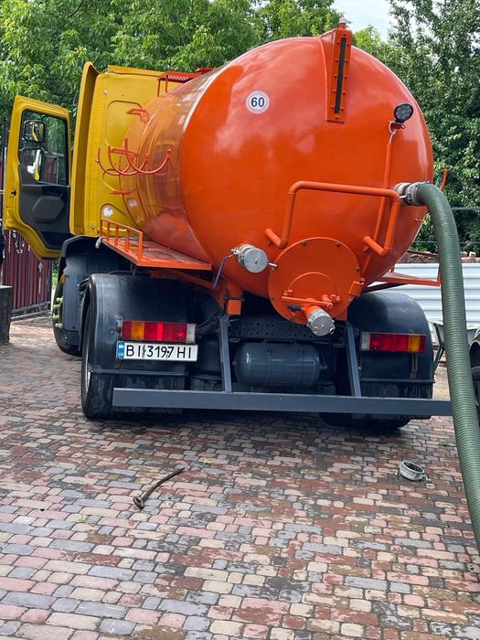 Викачка ям, чищення зливних та вигрібних ям, асенізатор, Житомир.