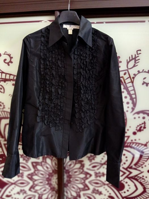 Блуза шовкова чорна.