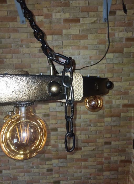 Люстра колесо воза,телеги #2 оригинал 95см дерево