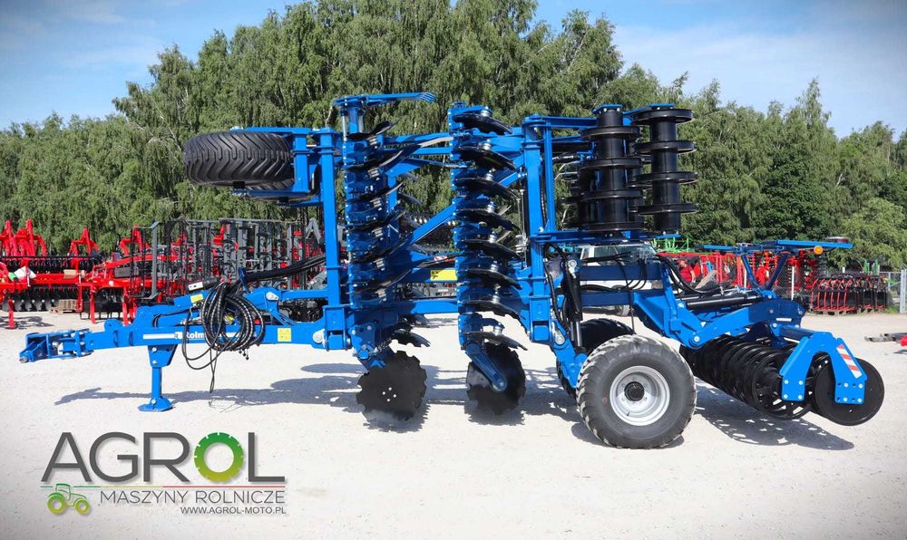 Brona talerzowa ciągana AGRIMET MULTICAT 5m Rolmako U652 4 6 8m
