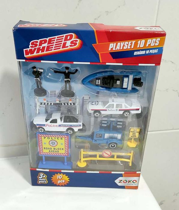 Speed Wheels Playset 10 peças