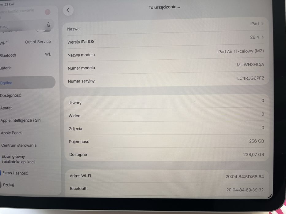 Apple ipad air 11” m2