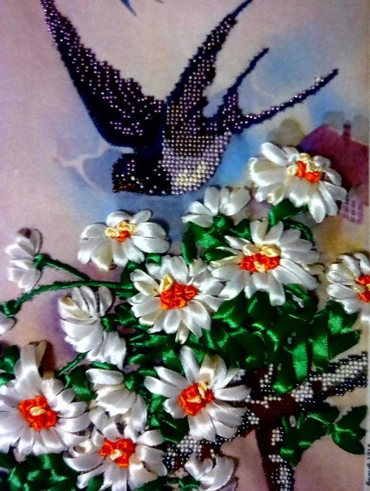 Вишиті картини / ікони, бісером та стрічкою. Частина коштів на ЗСУ.