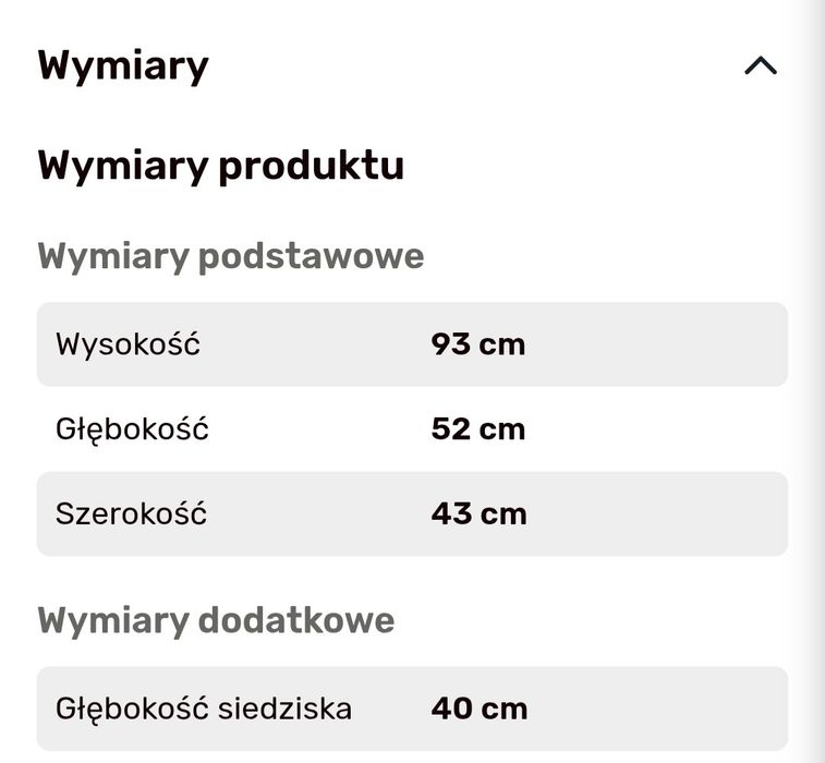 Krzesło jadalniane / do salonu