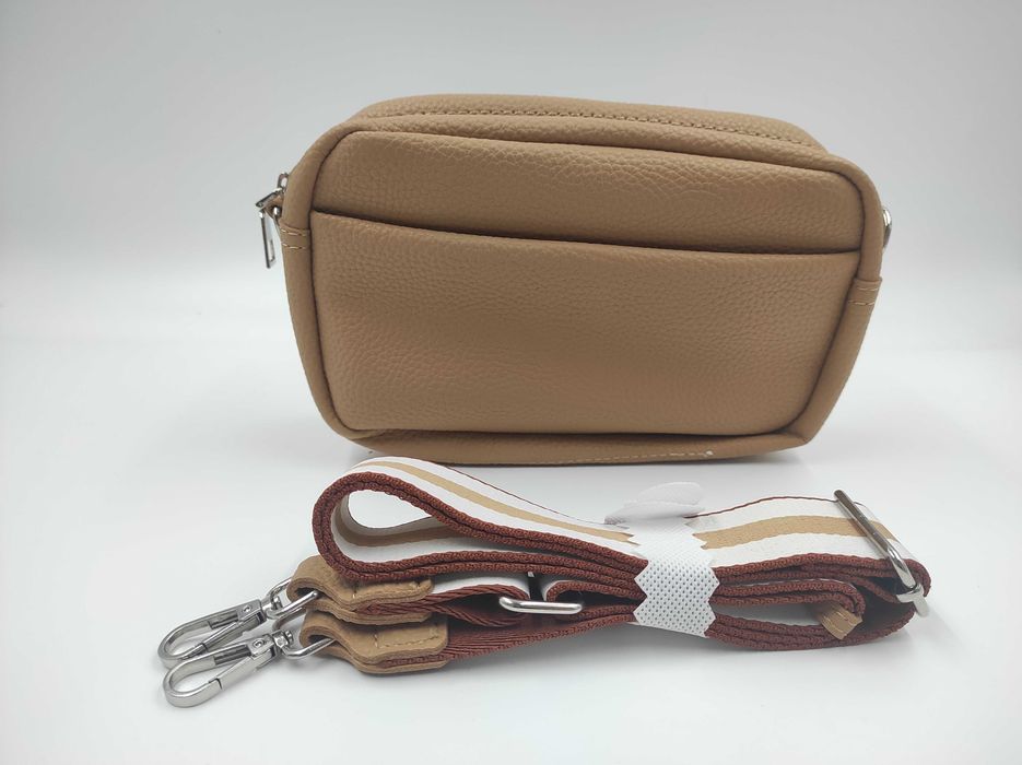Torebka Crossbody na ramię z zamkiem