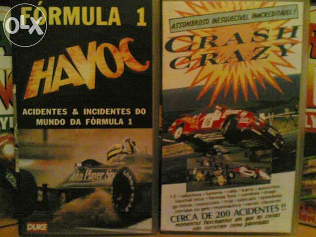 Cassetes VHS originais - Acidentes desportivos