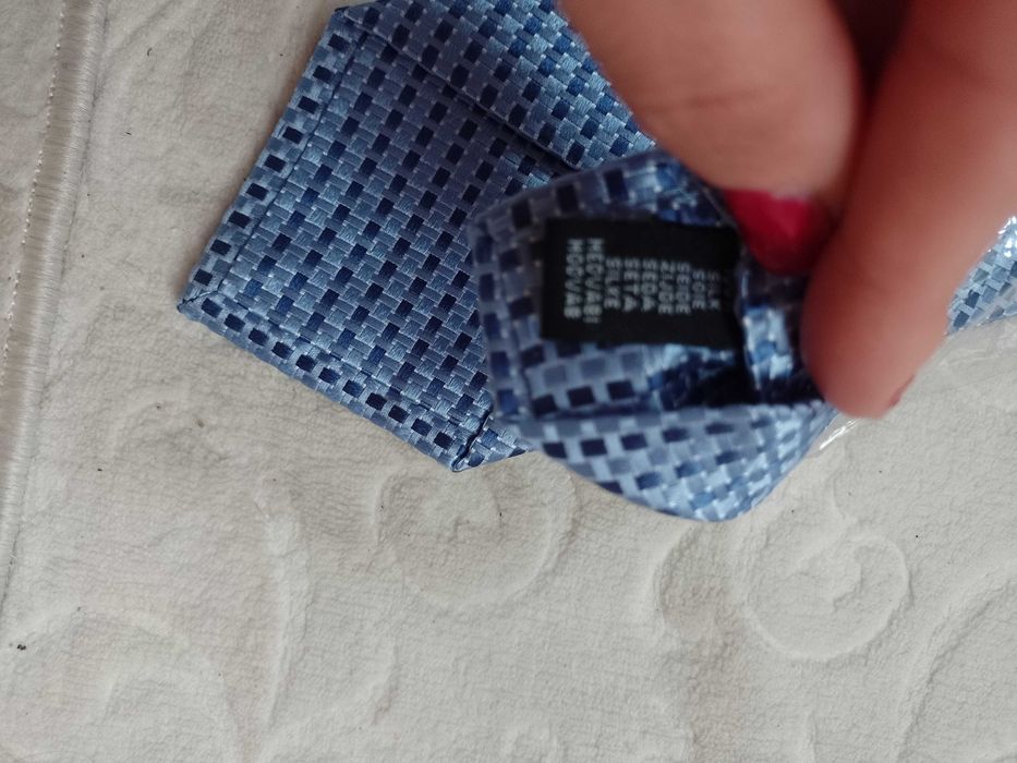 Suit Connection/Krawat jedwabny z Londynu, NOWY